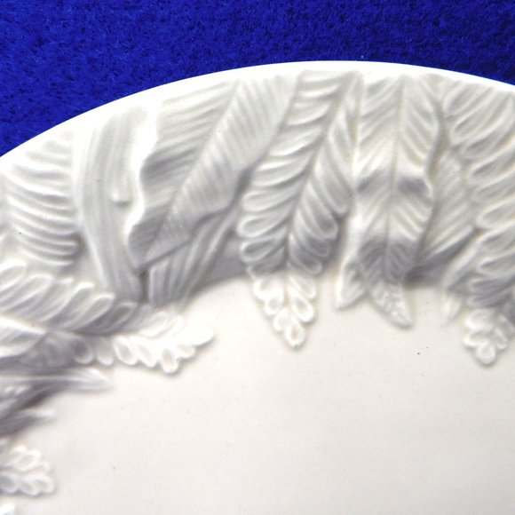 Set of 3 Fitz & Floyd Salad / Luncheon Plates Leaves & Fern 8.2" Vintage 1978 - Picture 3 of 6